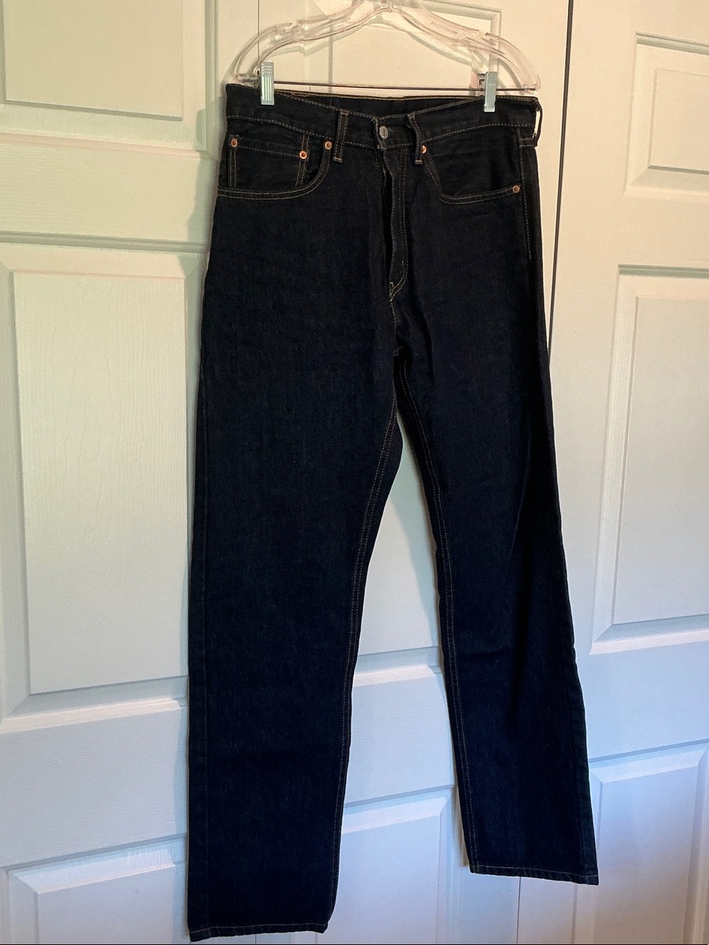 Levi's 505 Dark Indigo Straight Leg Jeans 34X34